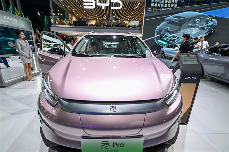 ?να ?χημα BYD Yuan Pro. (Φωτογραφ?α / Xinhua)